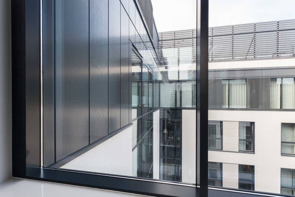 View of the business centre from the window